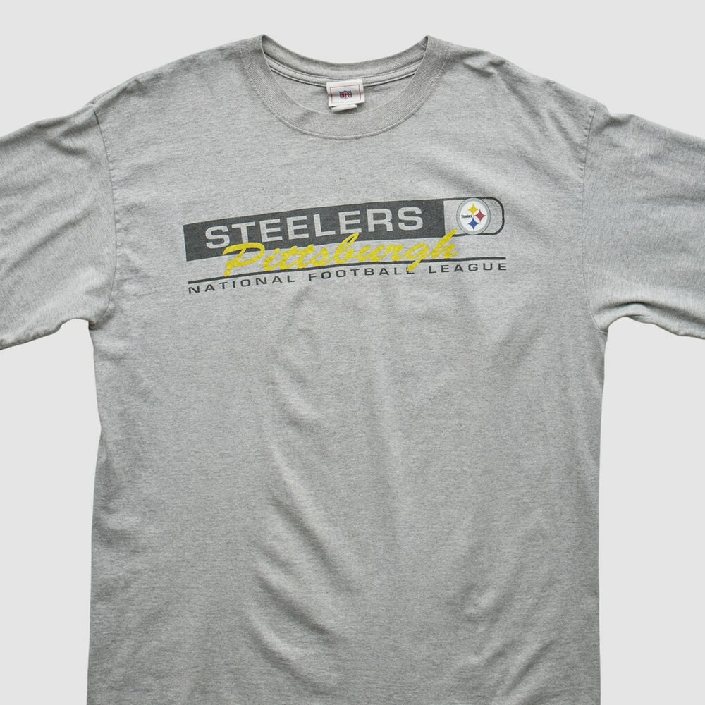Pittsburgh Steelers 2000s T-Shirt Gray Vintage - Fanatics