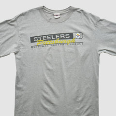 Pittsburgh Steelers 2000s T-Shirt Gray Vintage - Fanatics