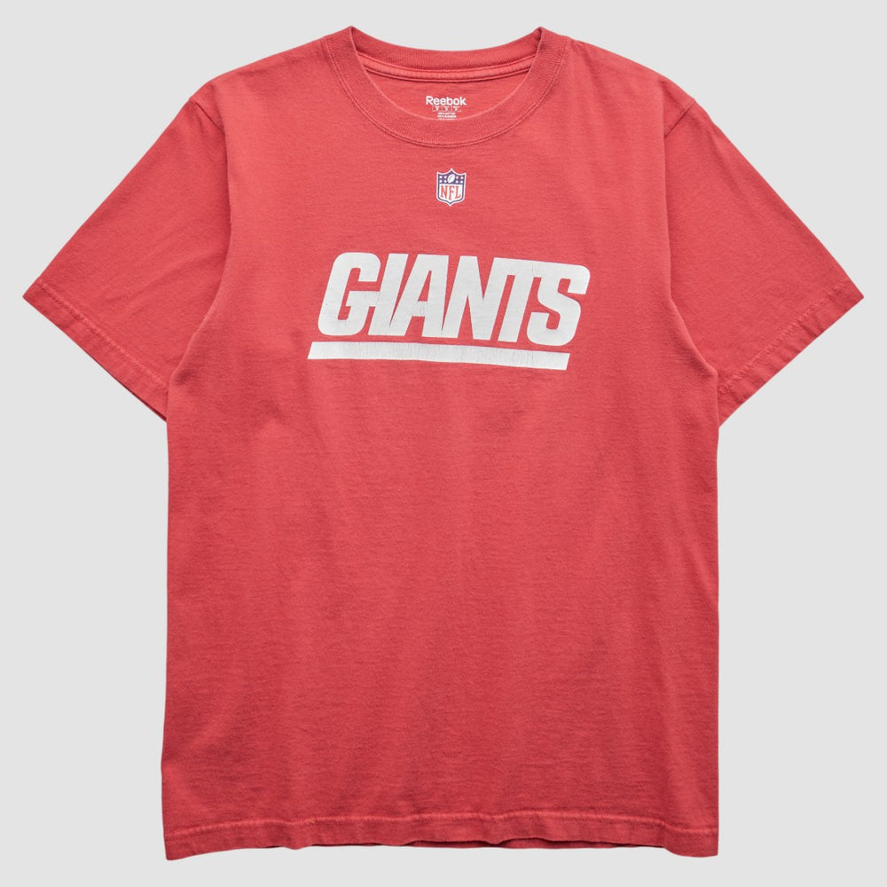 New York Giants Reebok 2000s T-Shirt Red Vintage - Fanatics
