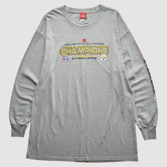 Pittsburgh Steelers NFL 2005 T-Shirt Gray Vintage - Fanatics