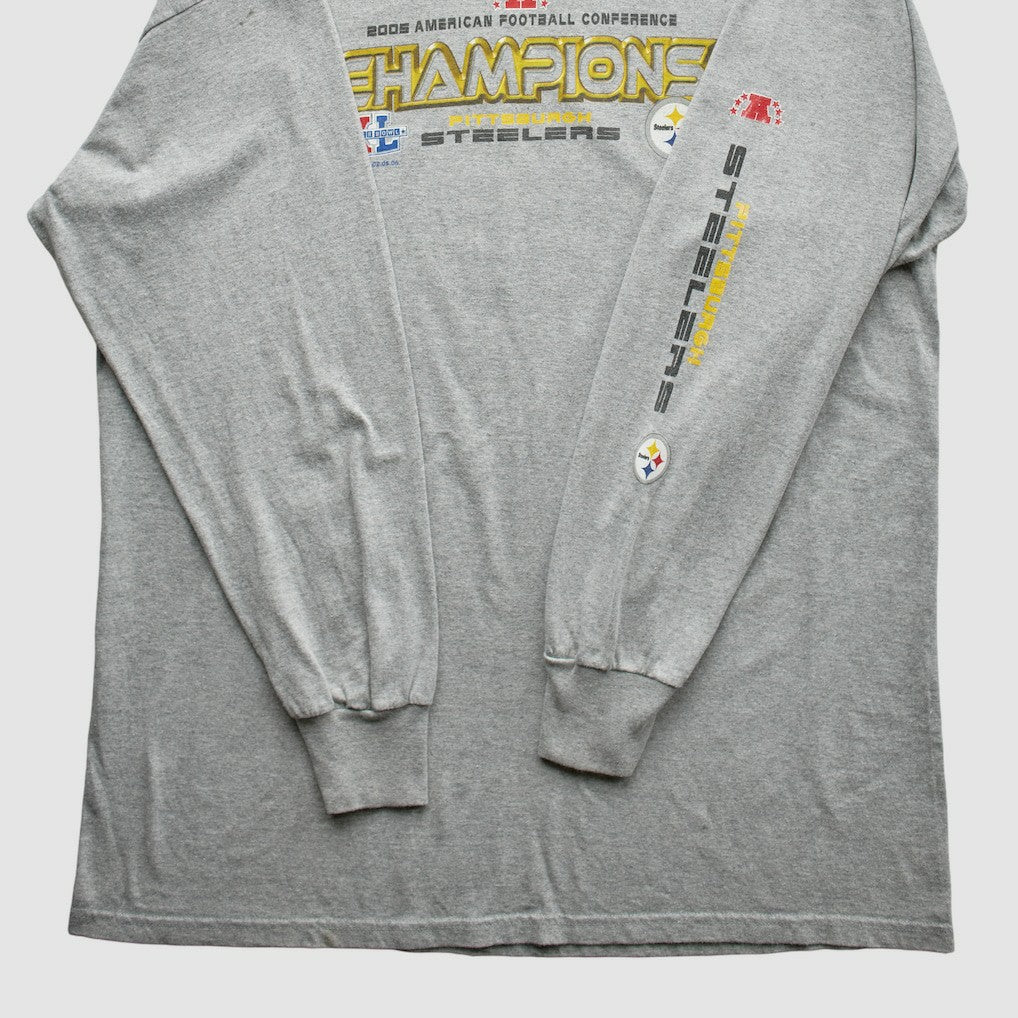 Pittsburgh Steelers NFL 2005 T-Shirt Gray Vintage - Fanatics