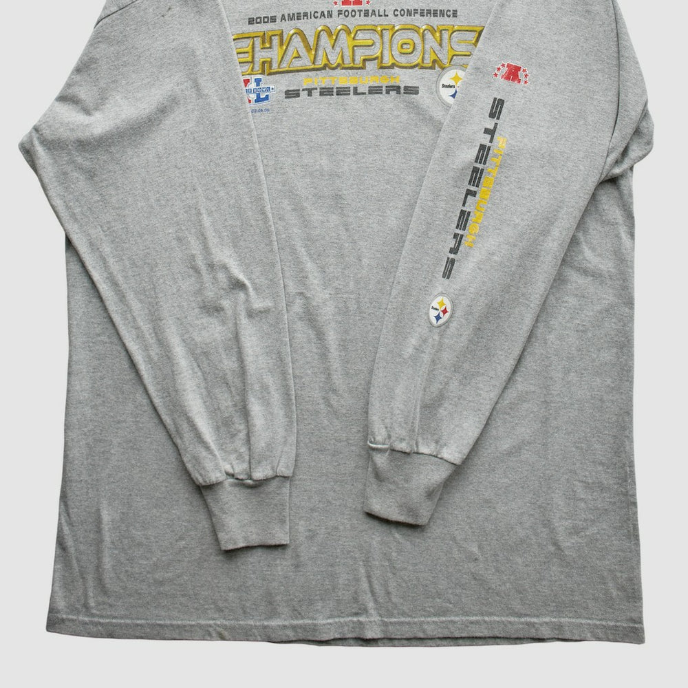 Pittsburgh Steelers NFL 2005 T-Shirt Gray Vintage - Fanatics