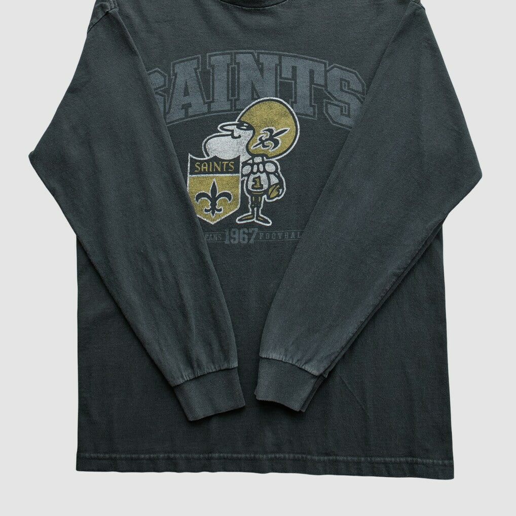 New Orleans Saints NFL 2010s T-Shirt Black Vintage - Fanatics