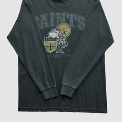 New Orleans Saints NFL 2010s T-Shirt Black Vintage - Fanatics
