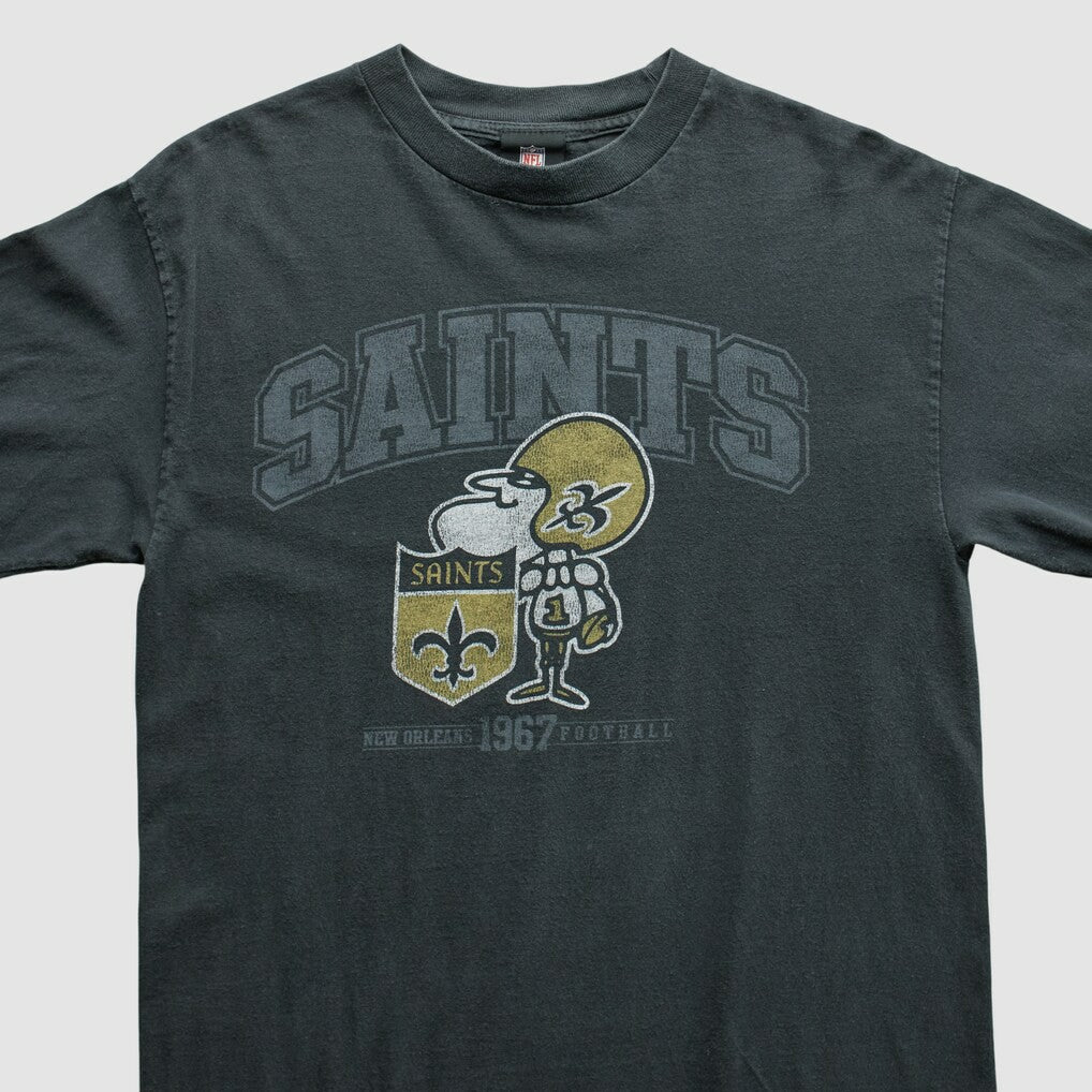 New Orleans Saints NFL 2010s T-Shirt Black Vintage - Fanatics
