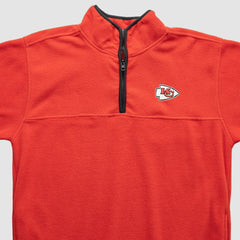 Kansas City Chiefs NFL 2000s 1/4 Zip Sweatshirt Red Vintage - Fanatics