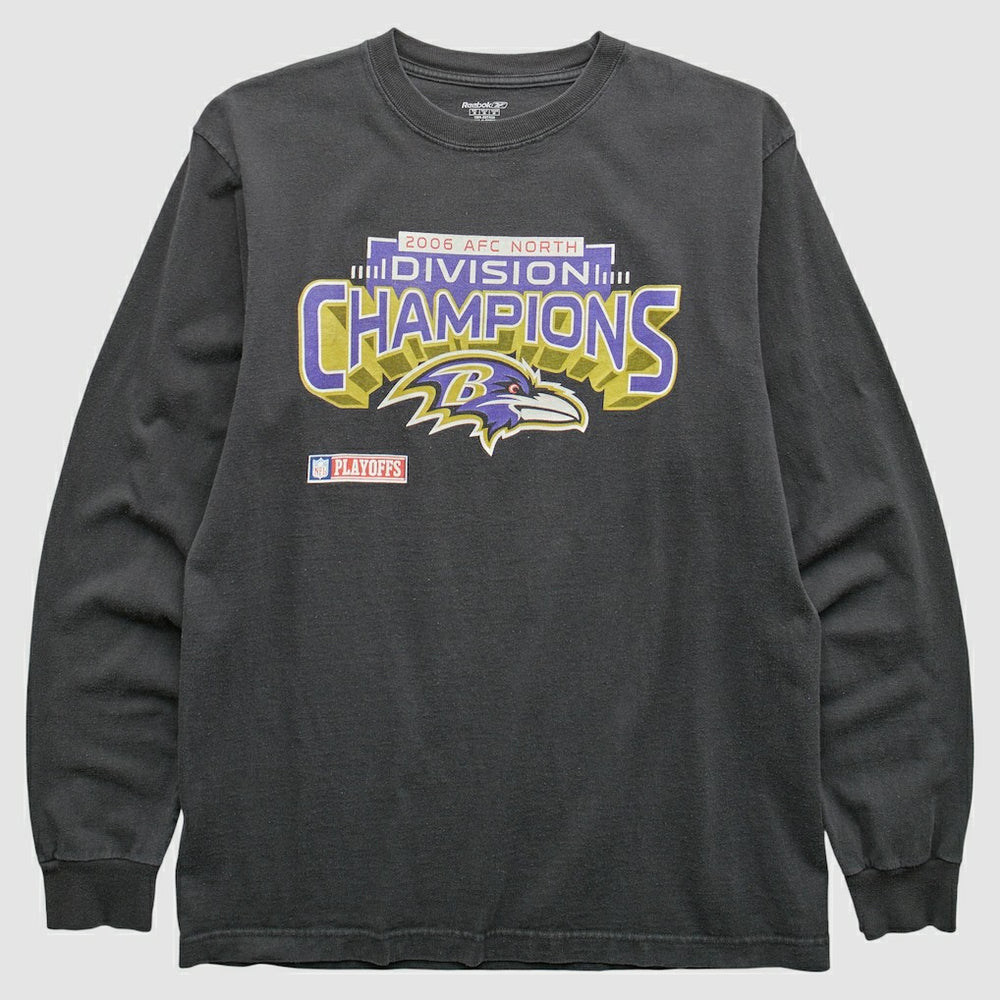 Baltimore Ravens Reebok 2006 T-Shirt Black Vintage - Fanatics