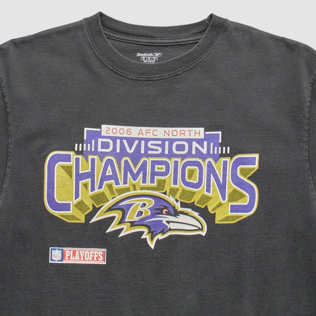 Baltimore Ravens Reebok 2006 T-Shirt Black Vintage - Fanatics