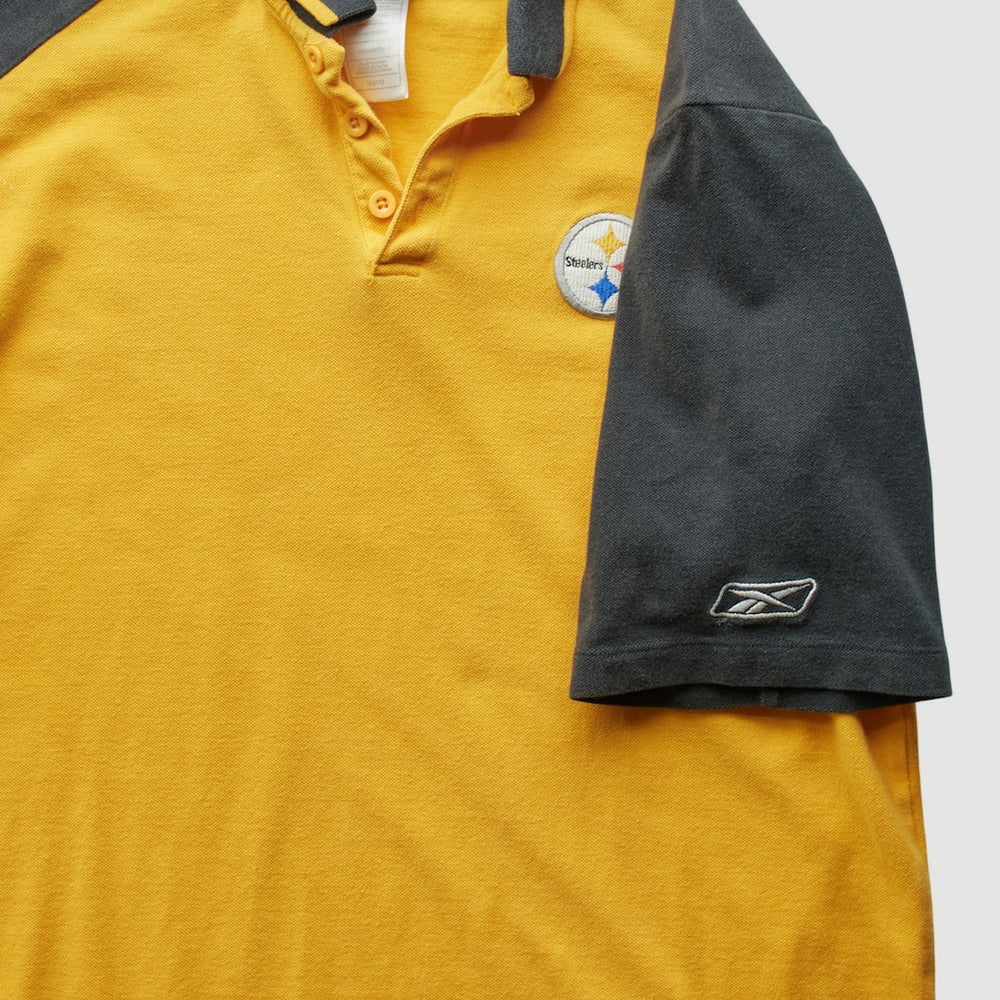 Pittsburgh Steelers Reebok 2000s T-Shirt Yellow Vintage - Fanatics