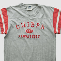 Kansas City Chiefs Lee Apparel 2000s T-Shirt Gray Vintage - Fanatics