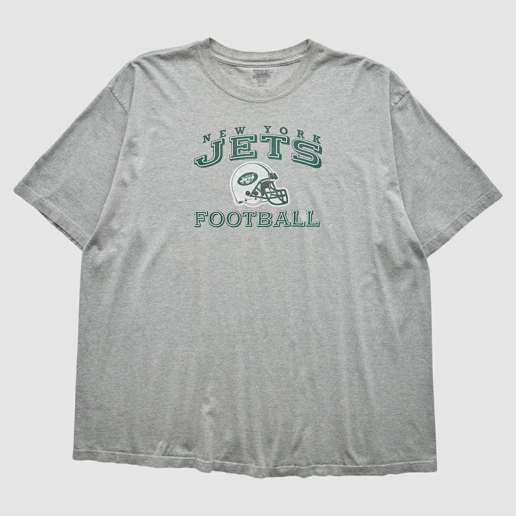 New York Jets Reebok 2000s T-Shirt Gray Vintage - Fanatics