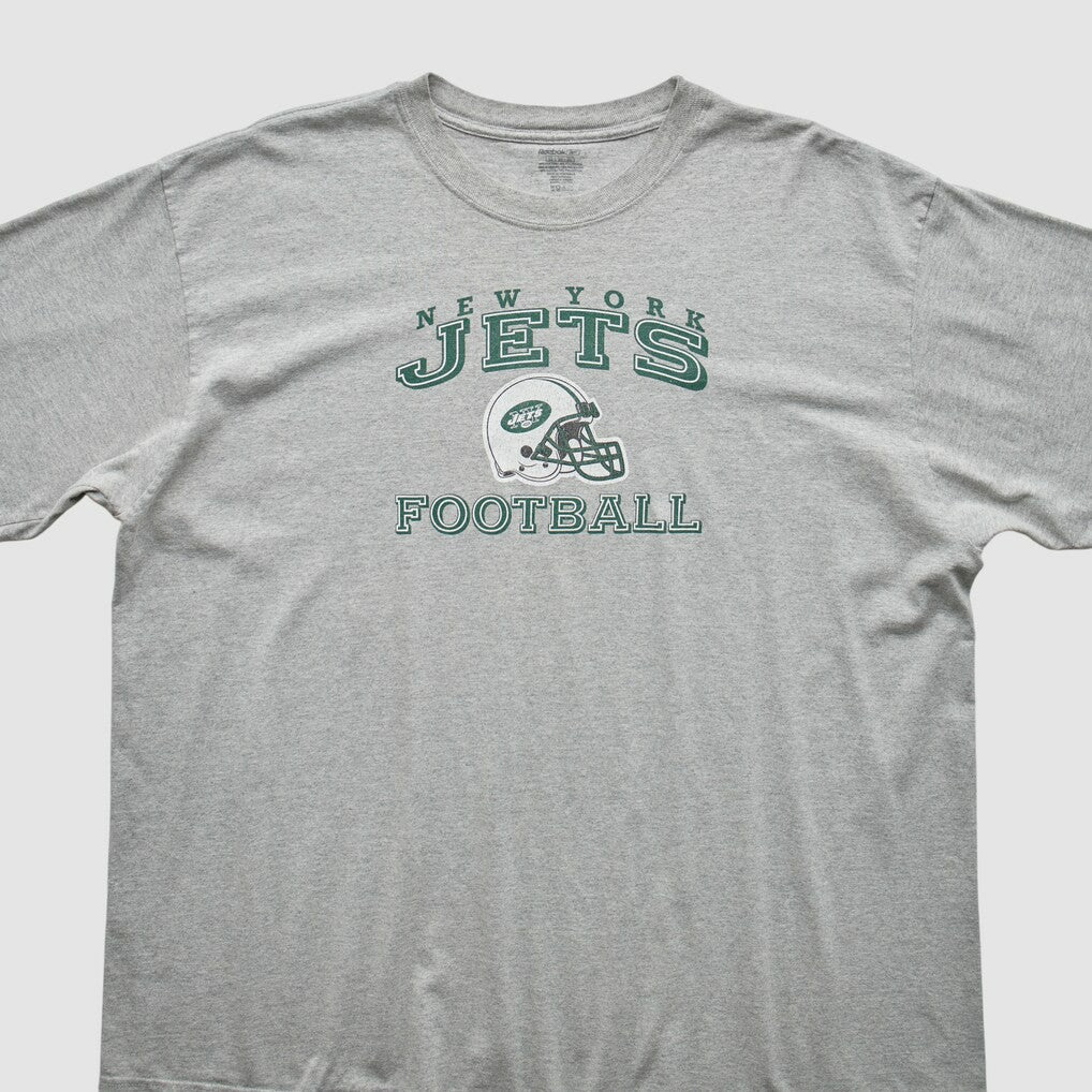 New York Jets Reebok 2000s T-Shirt Gray Vintage - Fanatics