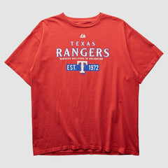 Texas Rangers Majestic 2000s T-Shirt Online