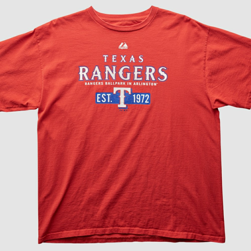 Texas Rangers Majestic 2000s T-Shirt Online