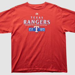 Texas Rangers Majestic 2000s T-Shirt Online