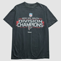 Atlanta Falcons Reebok 2010 T-Shirt Black Vintage - Fanatics