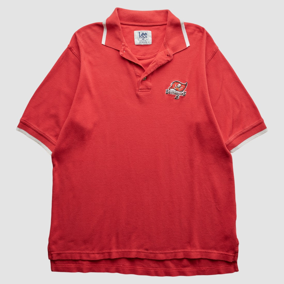Tampa Bay Buccaneers Lee Apparel 90s Polo Red Vintage - Fanatics