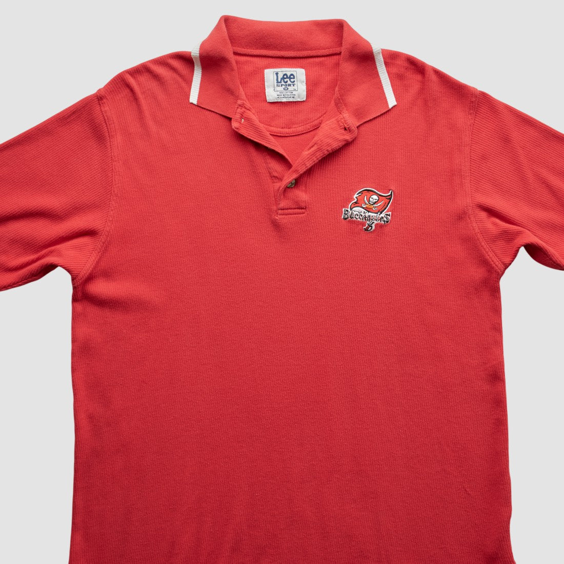 Tampa Bay Buccaneers Lee Apparel 90s Polo Red Vintage - Fanatics