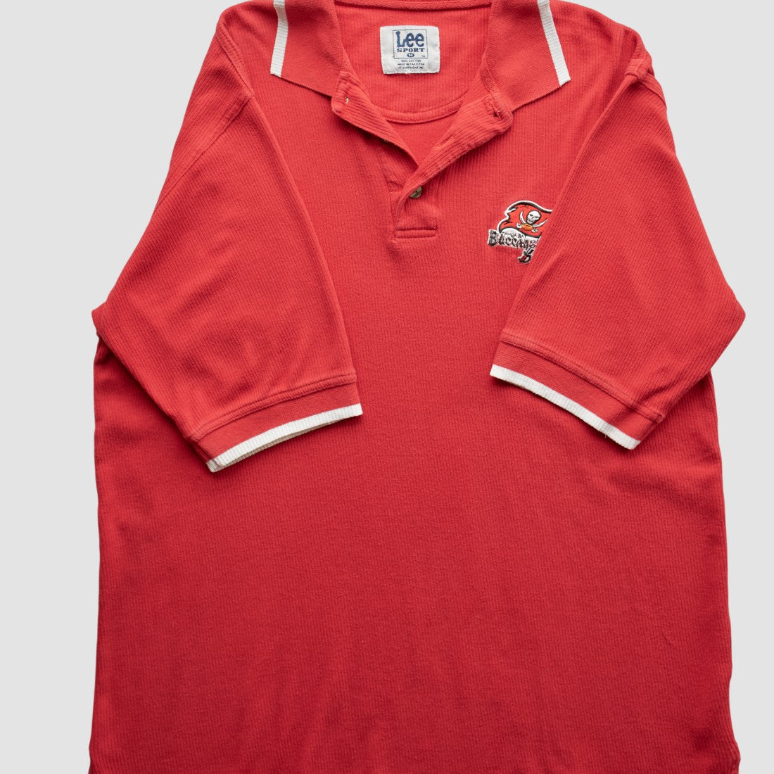 Tampa Bay Buccaneers Lee Apparel 90s Polo Red Vintage - Fanatics
