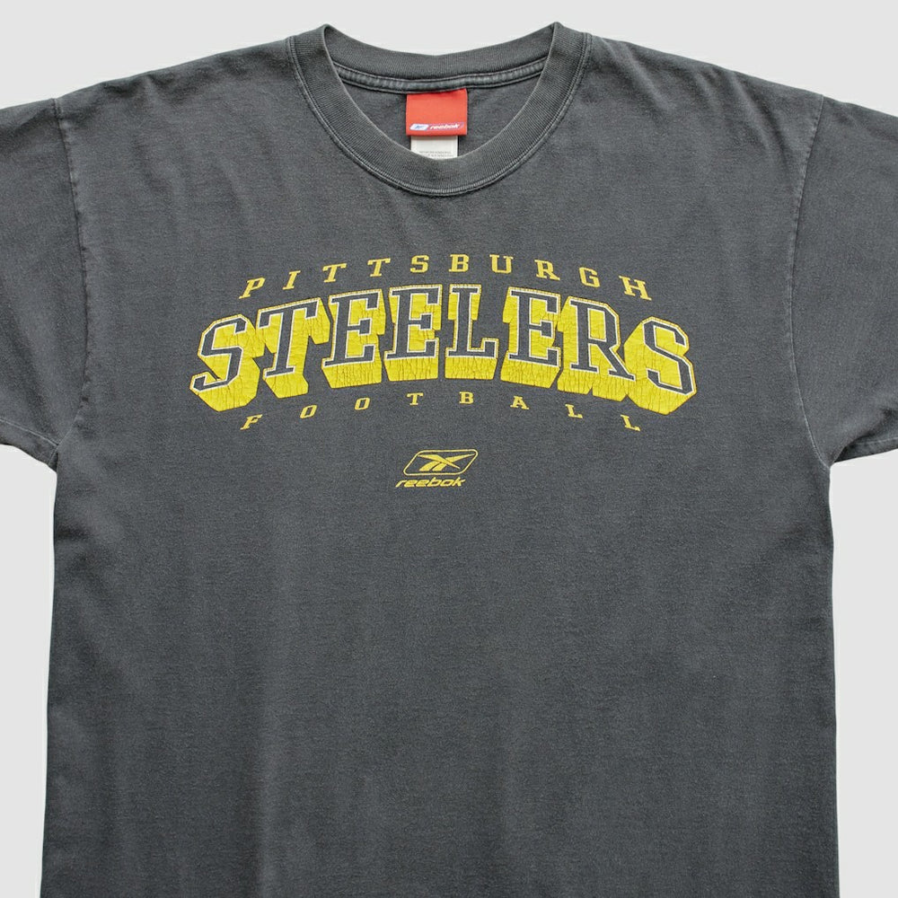 Pittsburgh Steelers Reebok 2000s T-Shirt Gray Vintage - Fanatics