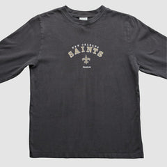 New Orleans Saints NFL 2000s T-Shirt Black Vintage - Fanatics