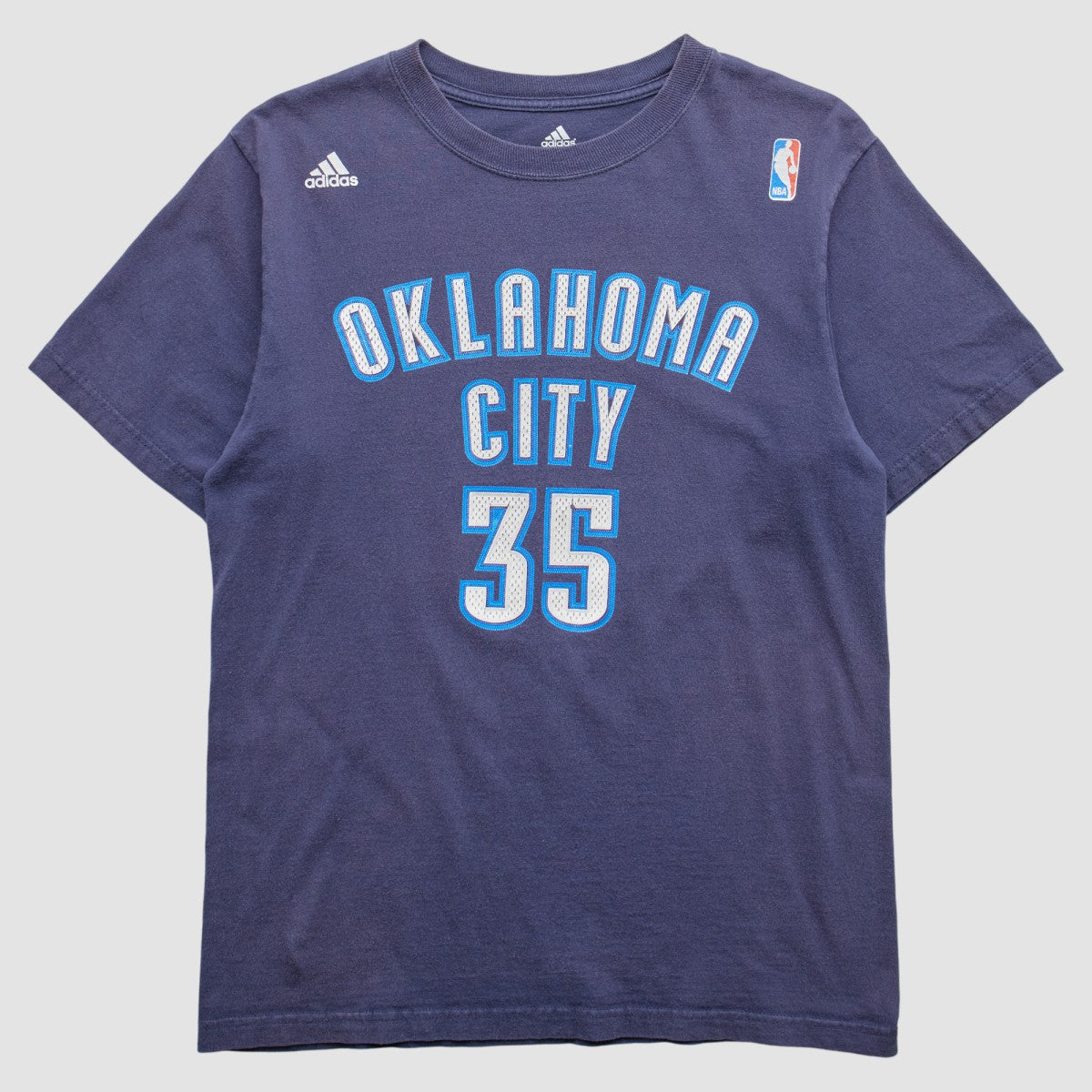 Adidas - Oklahoma City Thunder 2010s T-Shirt - Navy Vintage