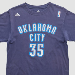 Adidas - Oklahoma City Thunder 2010s T-Shirt - Navy Vintage