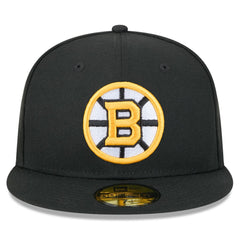 Boston Bruins New Era Core 59FIFTY Fitted Hat Black