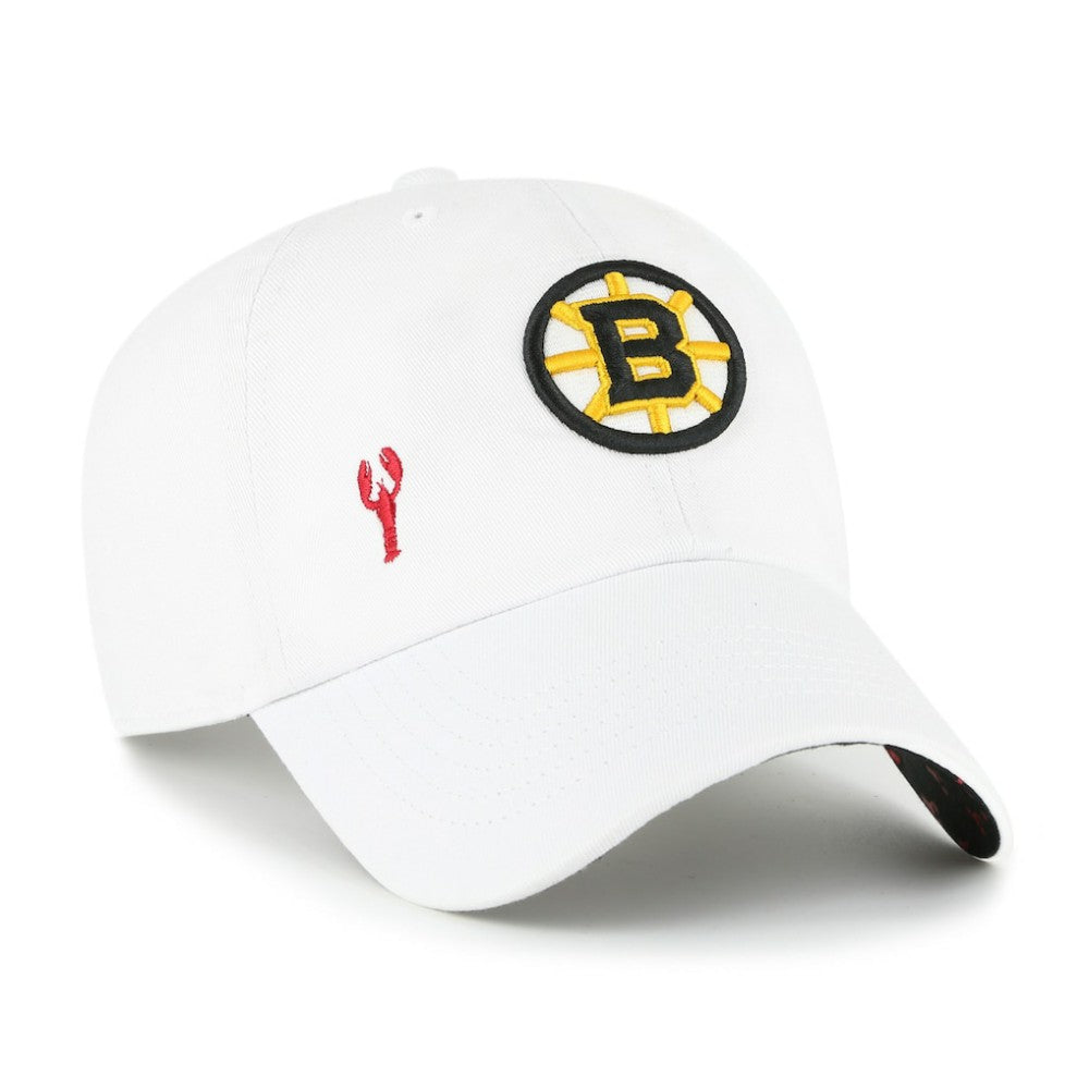 Boston Bruins '47 Women's Confetti Clean Up Adjustable Hat White