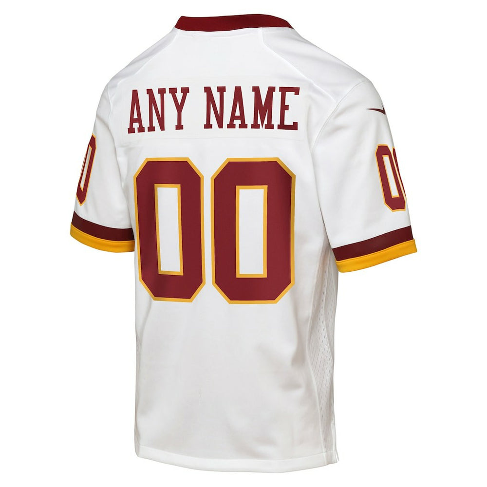 Washington Commanders Youth Game Super Bowl Era Custom Jersey White - Nike