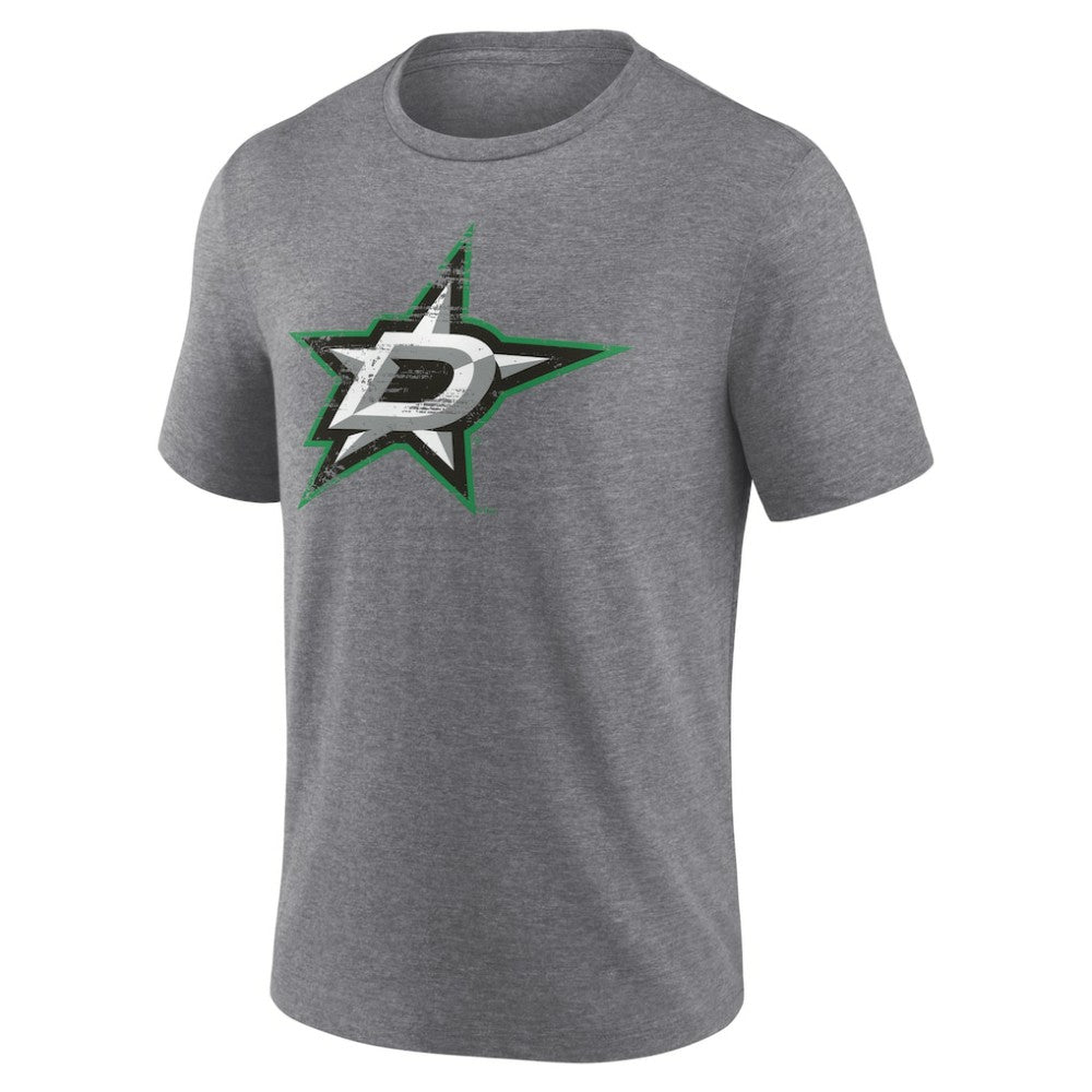 Dallas Stars - Heritage Custom Tri-Blend T-Shirt Gray