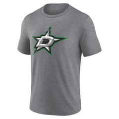 Dallas Stars - Heritage Custom Tri-Blend T-Shirt Gray