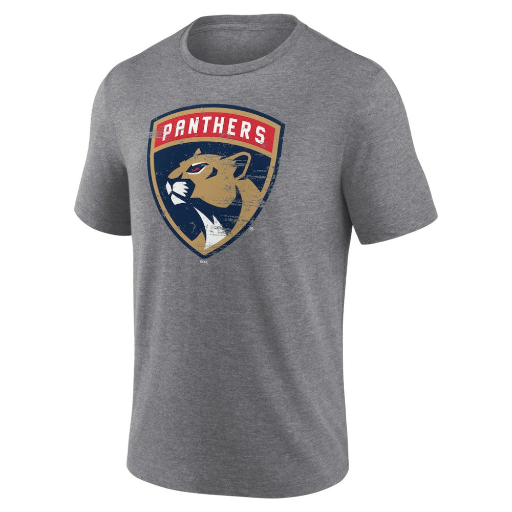Florida Panthers - Heritage Custom Tri-Blend T-Shirt Gray
