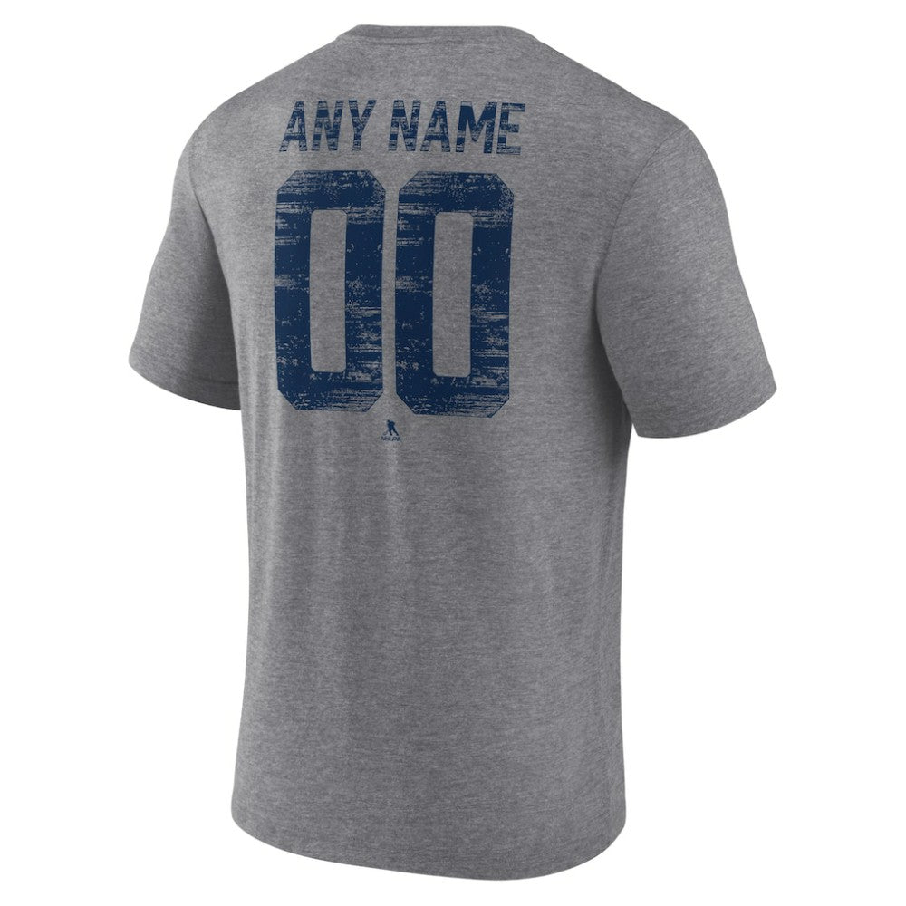 Florida Panthers - Heritage Custom Tri-Blend T-Shirt Gray