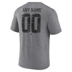 San Jose Sharks - Heritage Custom Tri-Blend T-Shirt Gray