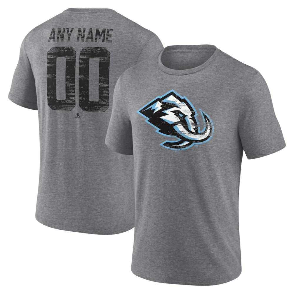 Utah Mammoth - Heritage Custom Tri-Blend T-Shirt Gray