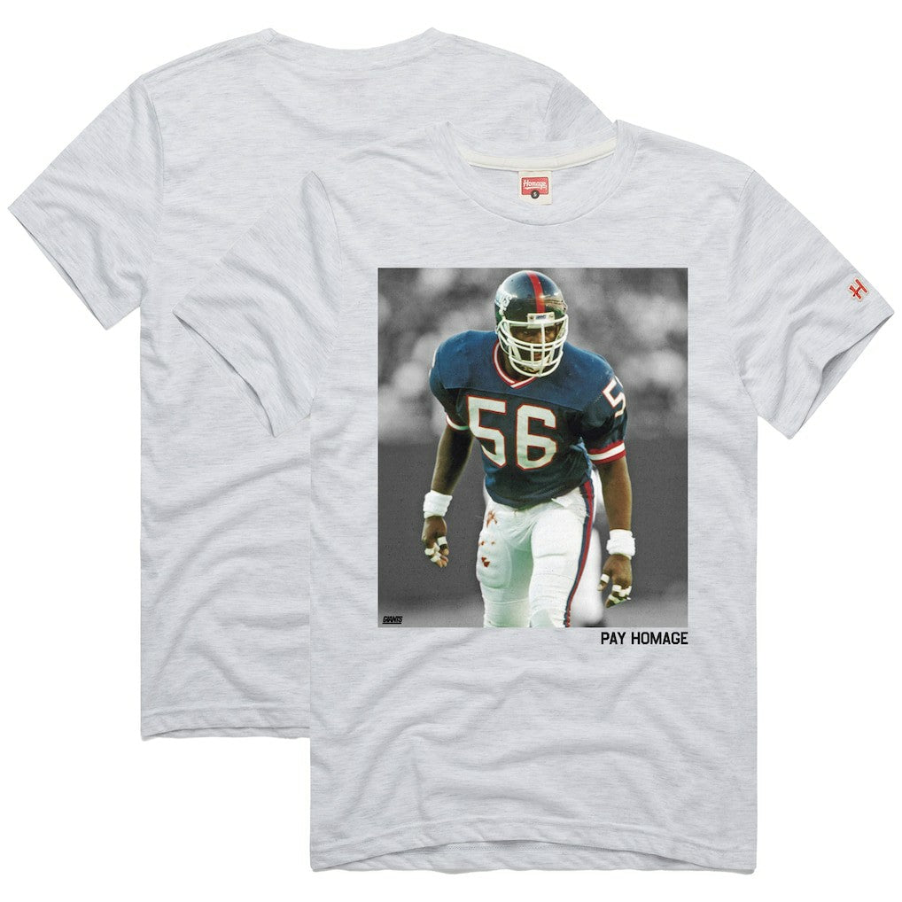 Lawrence Taylor New York Giants Homage Unisex Pay Homage Tri-Blend T-Shirt Ash - NFL