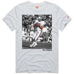 Dan Marino Miami Dolphins Homage Unisex Pay Homage Tri-Blend T-Shirt Ash - NFL
