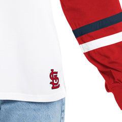 St. Louis Cardinals G-III 4Her by Carl Banks Women's Key Player Oversized Hooded Long Sleeve T-Shirt Online