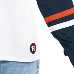 Houston Astros G-III 4Her by Carl Banks Women's Key Player Oversized Hooded Long Sleeve T-Shirt Clearance