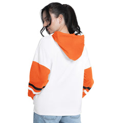 Baltimore Orioles G-III 4Her by Carl Banks Women's Key Player Oversized Hooded Long Sleeve T-Shirt Clearance