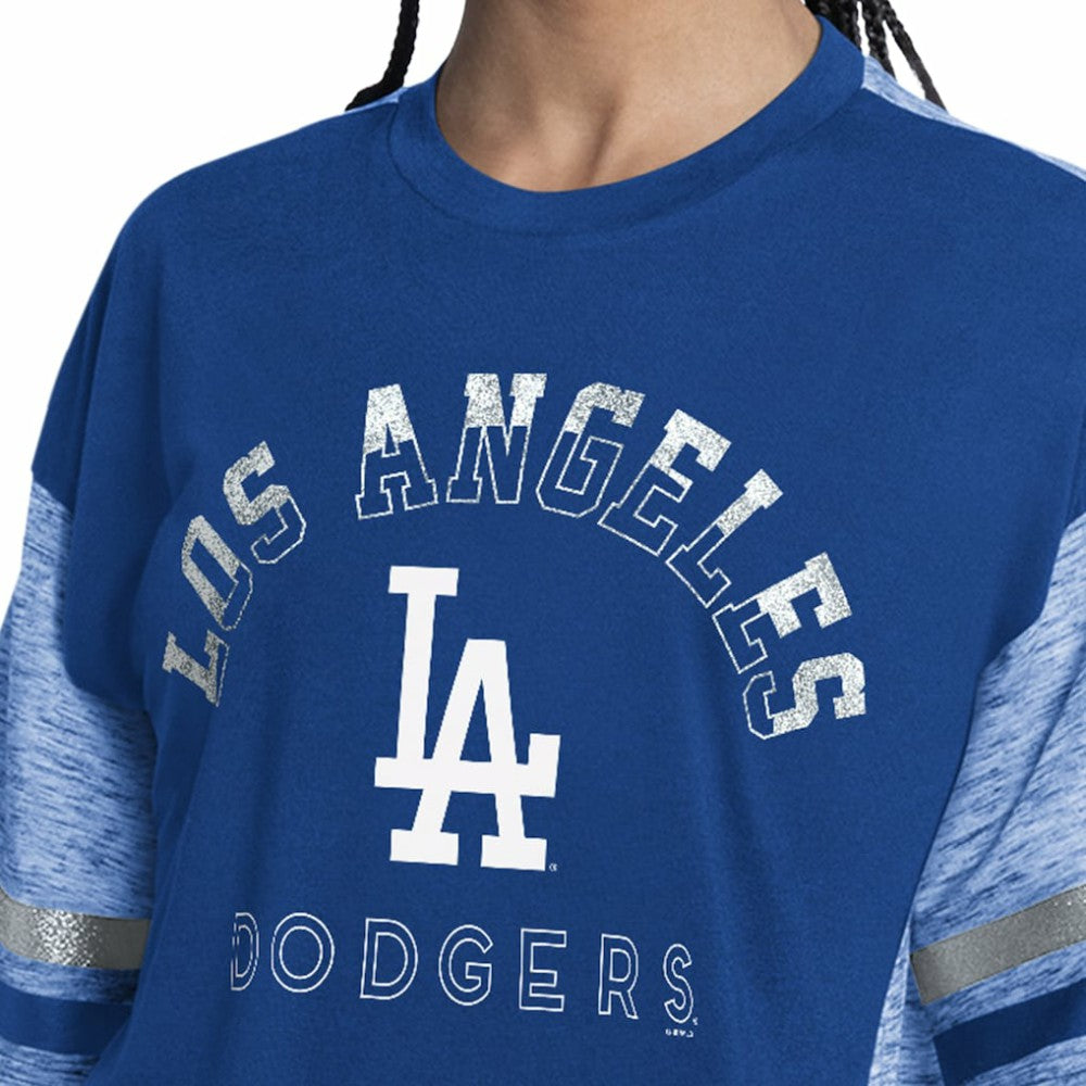 Los Angeles Dodgers G-III 4Her by Carl Banks Women's Off-Season Oversized Top Online