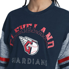 Cleveland Guardians G-III 4Her by Carl Banks Women's Off-Season Oversized Top Clearance
