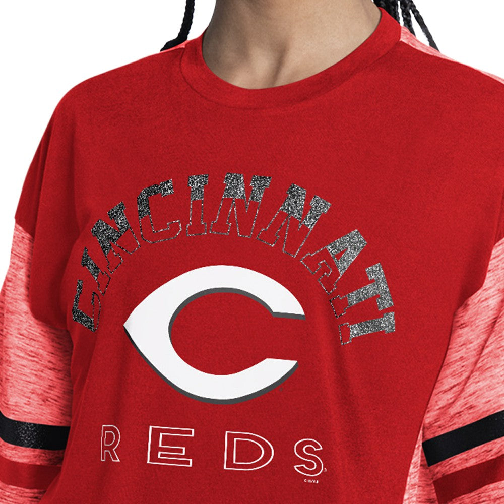 Cincinnati Reds G-III 4Her by Carl Banks Women's Off-Season Oversized Top discount