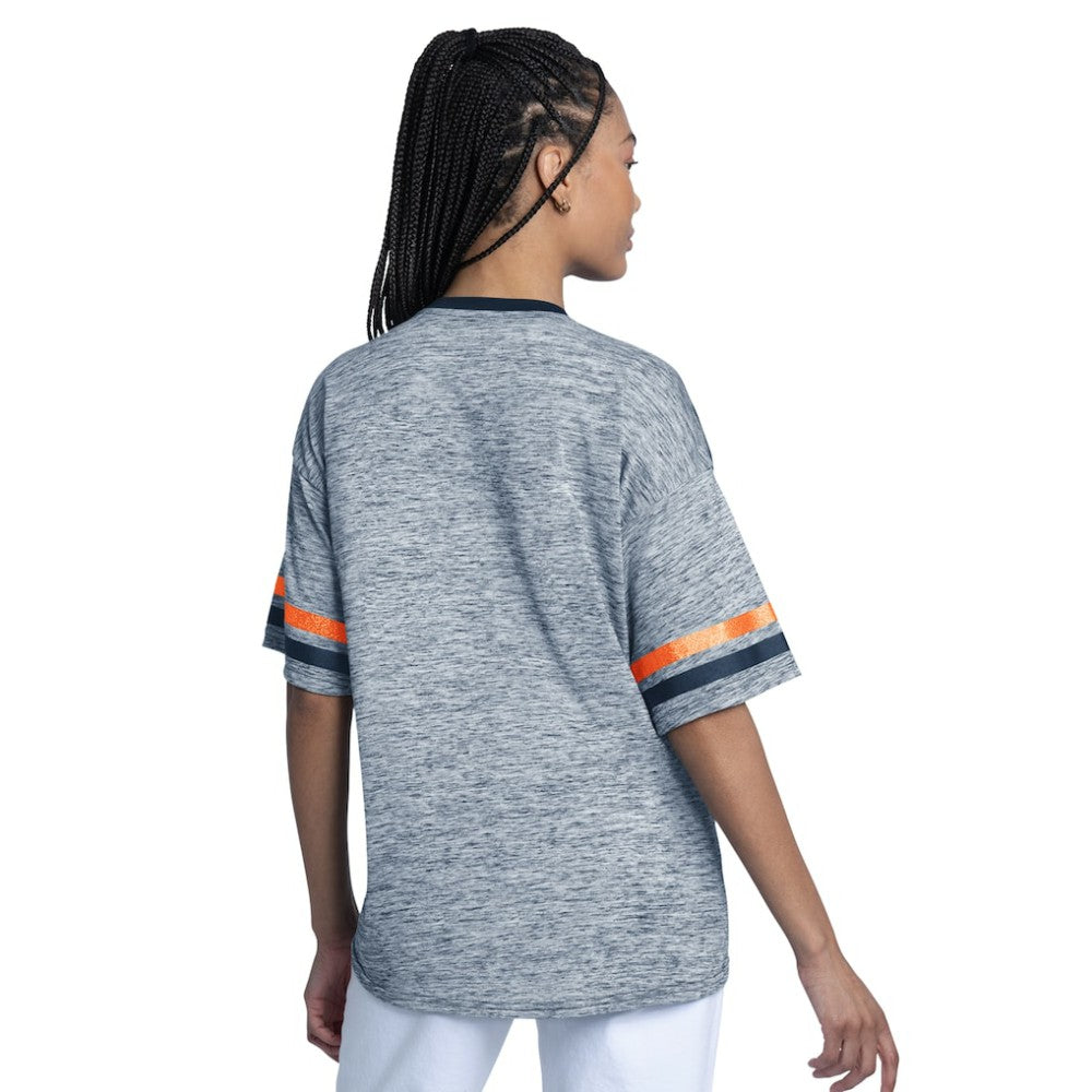 Detroit Tigers G-III 4Her by Carl Banks Women's Off-Season Oversized Top On Sale