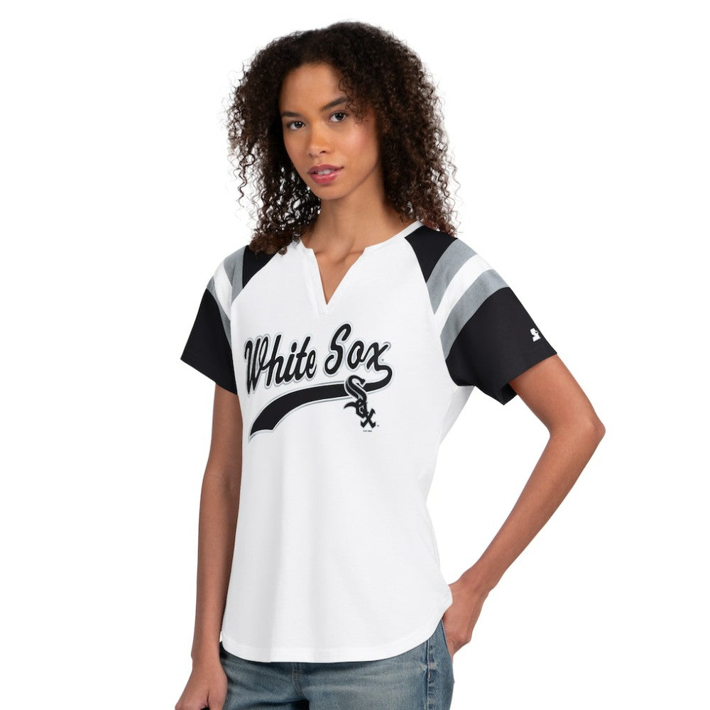 Chicago White Sox Starter Women's Game On Notch Neck T-Shirt Clearance