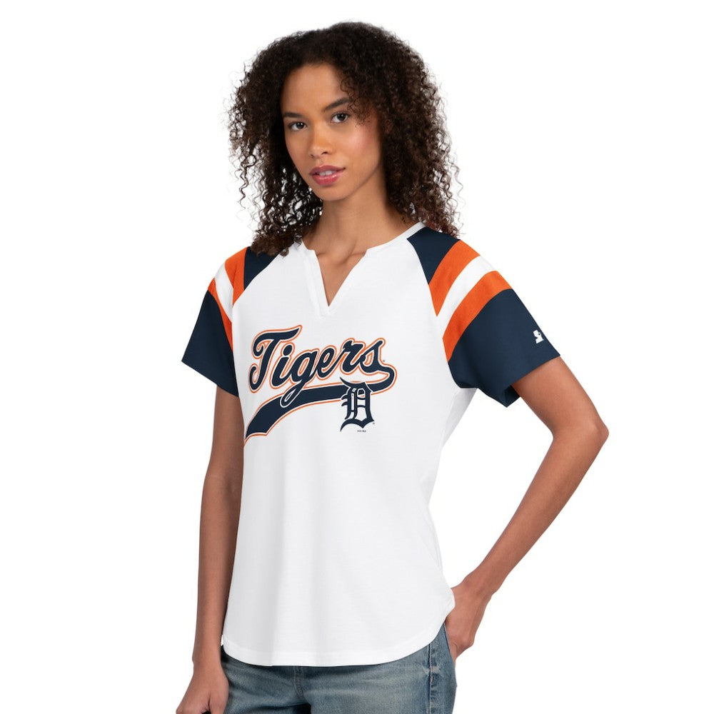 Detroit Tigers Starter Women's Game On Notch Neck T-Shirt Near Me