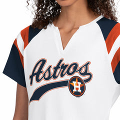 Houston Astros Starter Women's Game On Notch Neck T-Shirt Lifestyle