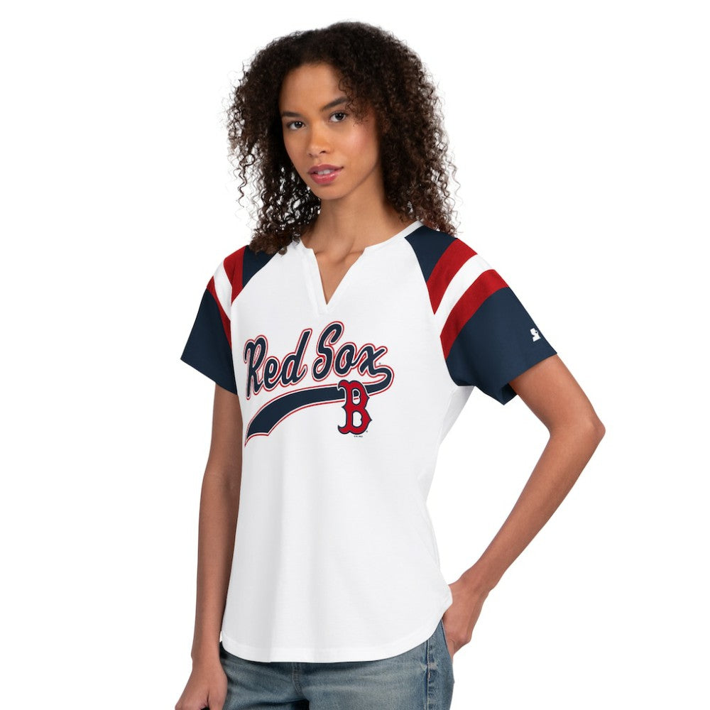 Boston Red Sox Starter Women's Game On Notch Neck T-Shirt discount