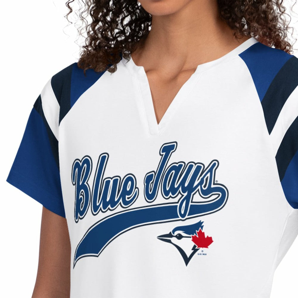 Toronto Blue Jays Starter Women's Game On Notch Neck T-Shirt Lifestyle